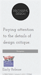 Mobile Screenshot of discussingdesign.com